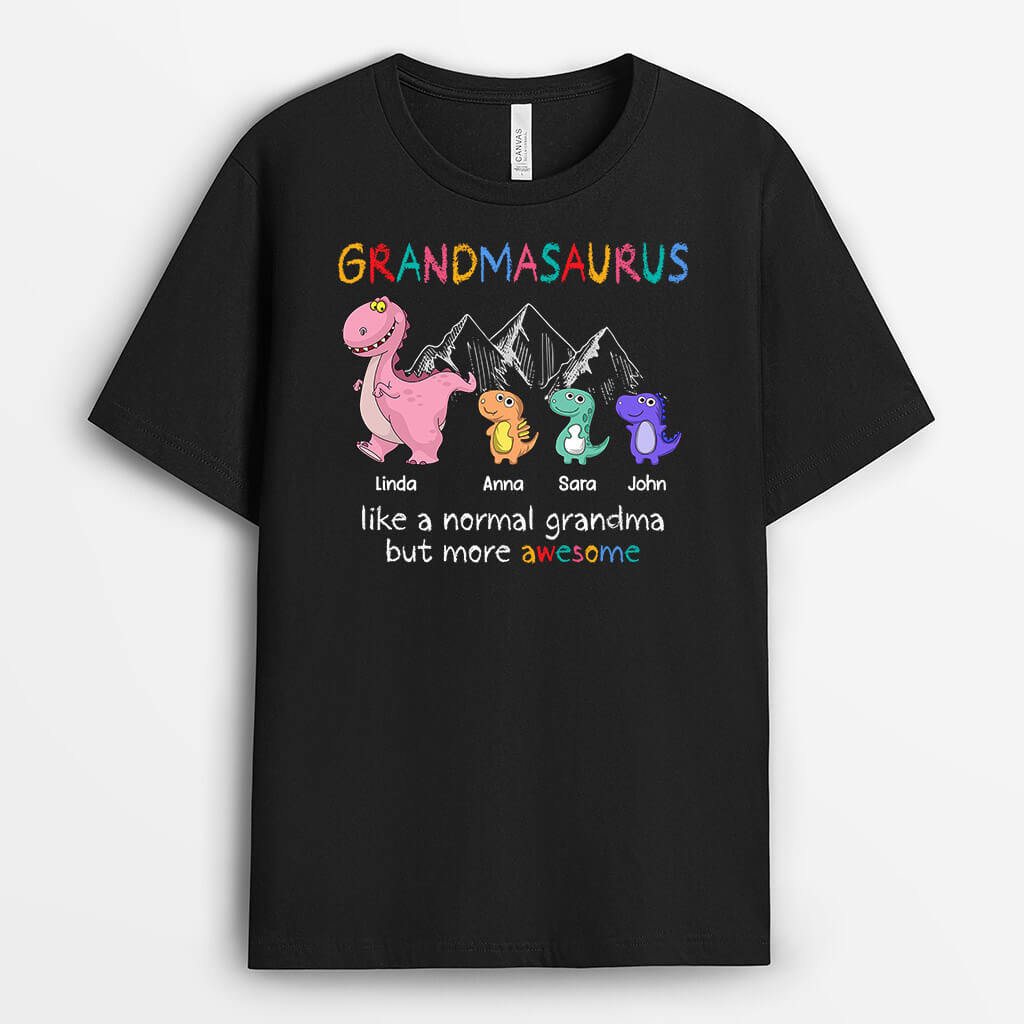 Personalized Mommysaurus Grandmasaurus T-shirt